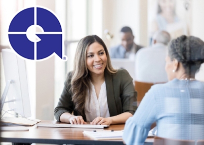 geddes federal we're proud to serve you homepage bank employee meeting with customer
